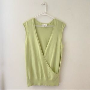 Loft | Green Knit Top